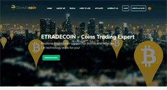 Desktop Screenshot of etradecoin.com